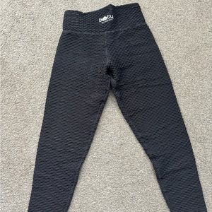 Booty By Brabants Croco Skin Leggings - *HEMMED* - Charcoal Grey